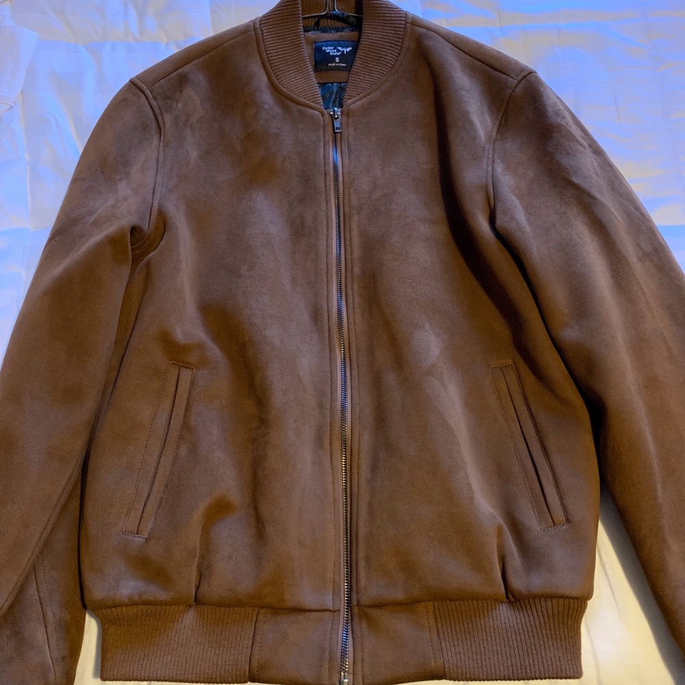 Suede brown jacket